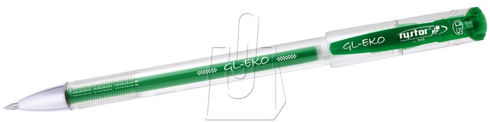 Rystor Długopis żelowy Rystor GL-ECO metalowa końcówka zielony