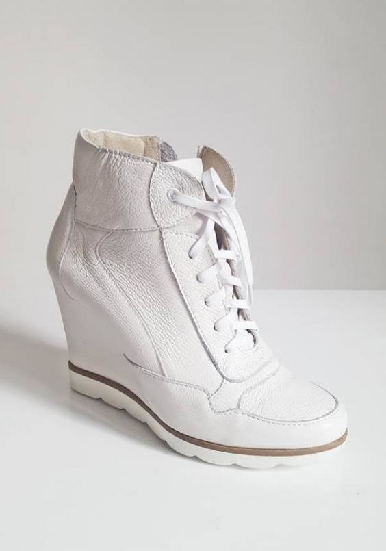 saway Białe sneakersy Megan - saway