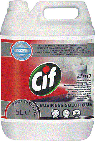 CIF Diversey Professional Washroom 2in1 środek do mycia łazienek 5l