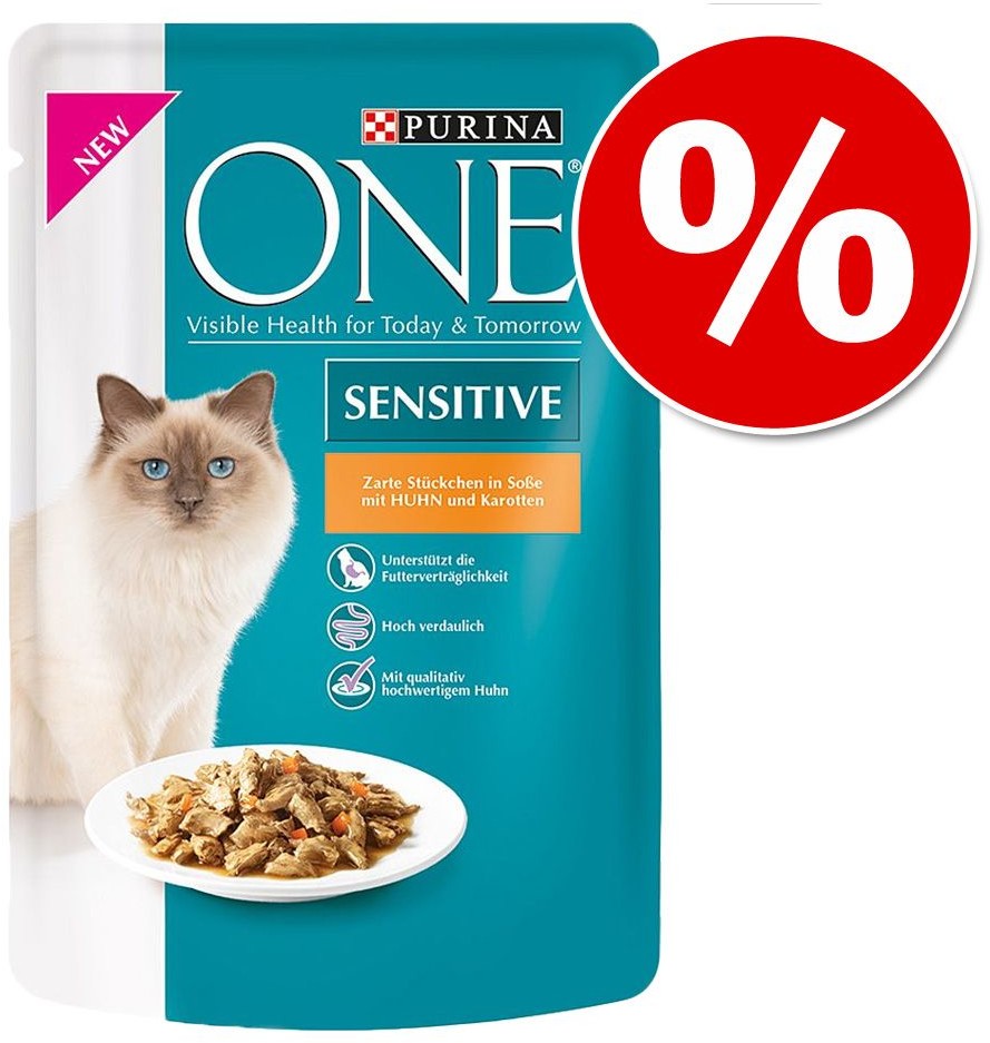 Purina One Sterilised, 6 X 85 G - Indyk Z Zieloną Fasolką