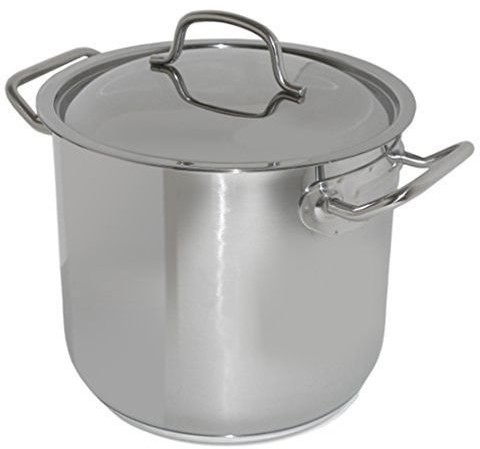 Baumalu BAUMALU  340649, garnek do gotowania z pokrywką ze stali nierdzewnej, 28 cm, Inox proffessionnal 340649