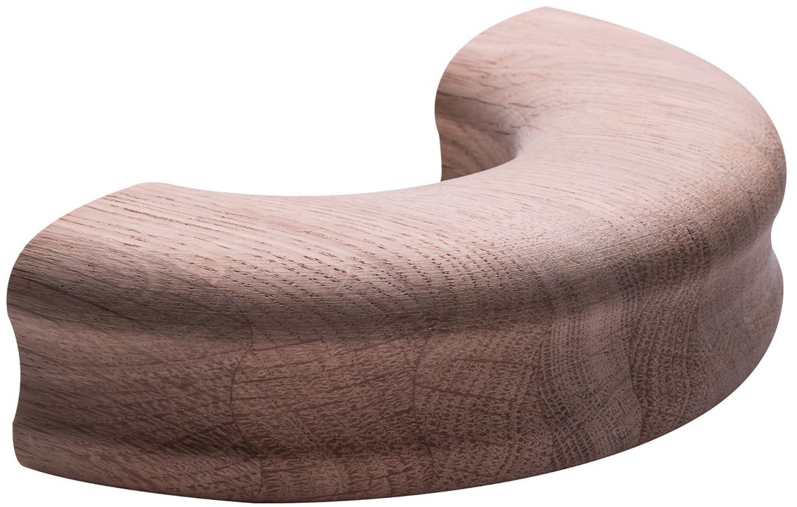 Kornik Łuk poręczy z drewna dębowego 50 mm x 60 mm