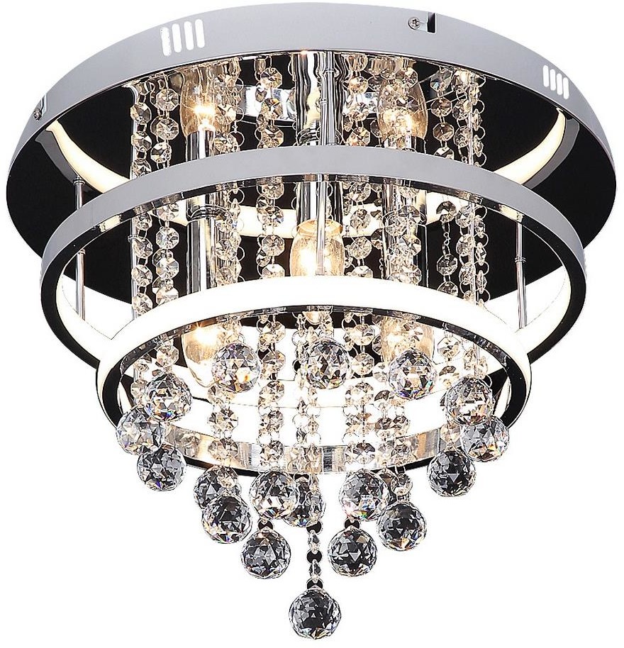 Rabalux 2237 - Plafon kryształowy PALLAS LED/32W/230V + 3xE14/40W