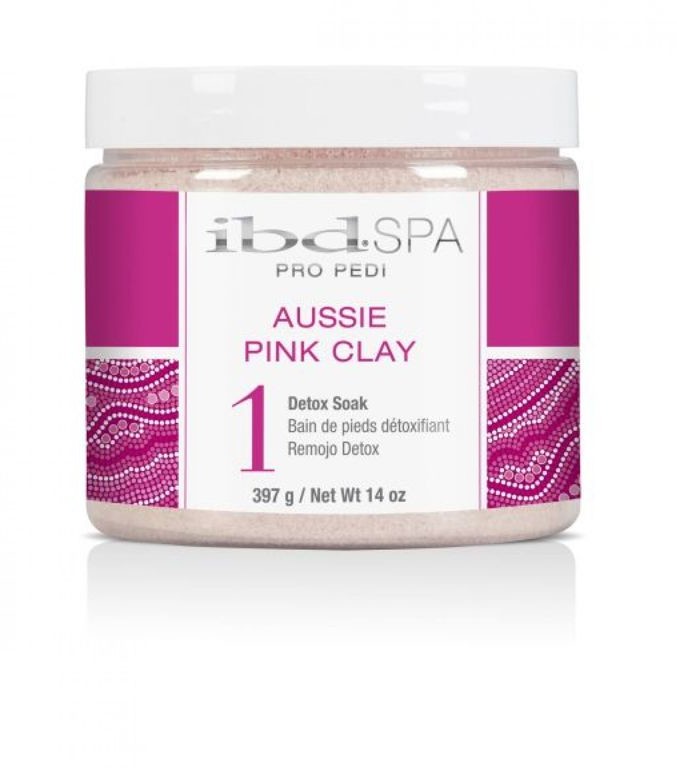 IBD IBD PEDISPA Aussie Pink Clay 1 Detox Soak 397g 9715-uniw