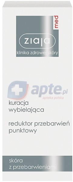 Ziaja normalna Med Kuracja wybielająca reduktor przebarwień punktowy 30ml