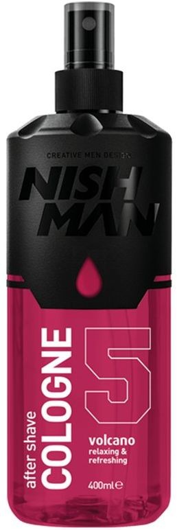 Nishman Nishman After Shave Vulcano Cologne No.5 Woda kolońska po goleniu o zapachu cytrusowym 400ml 16538