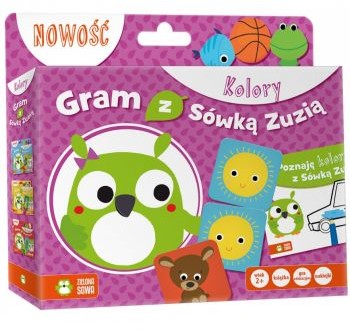 Zielona Sowa Gram z Sówką Zuzią. Kolory