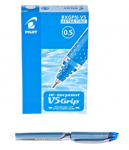 Pilot Cienkopis V5 Grip niebieski opakowanie 12 szt.