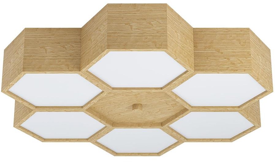 Eglo 98863 - Plafon MIRLAS 6xE27/9W/230V