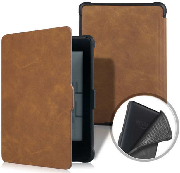 Alogy Etui TPU smart case Kindle Paperwhite 1/2/3 Brązowe 030340
