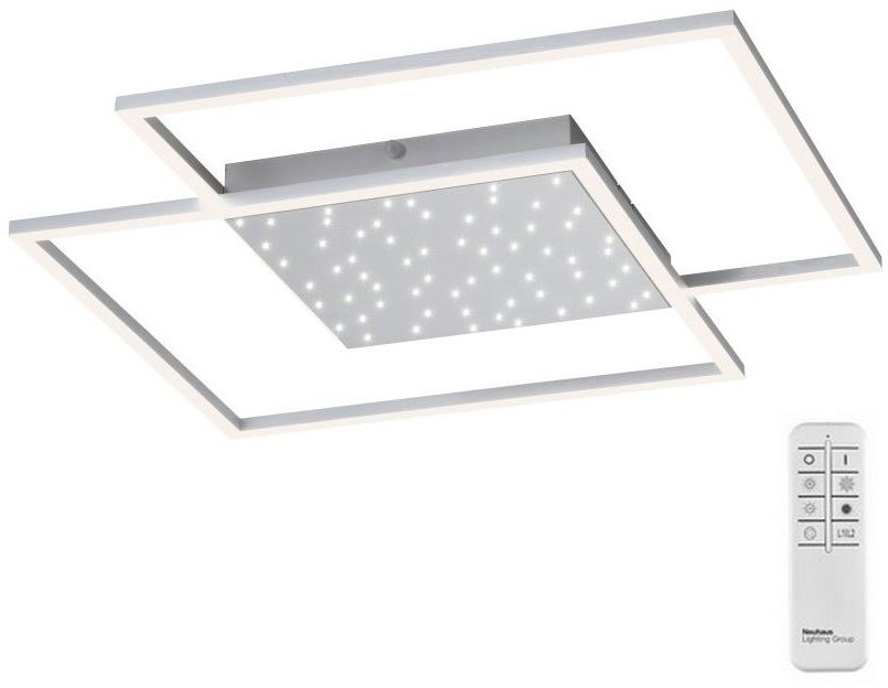 Paul Neuhaus 6024-55 - LED Ściemniany żyrandol natynkowy YUKI LED/49W/230V + pilot