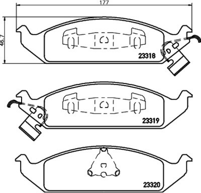 TEXTAR (TMD Friction Services GmbH) (TMD Friction Services GmbH) 2331801 2331801