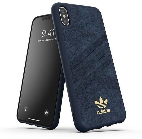 Adidas OR Moulded Case ULTRASuede iPhone Xs Max niebieski/collegiate royal 35001 hurtel-89669-0