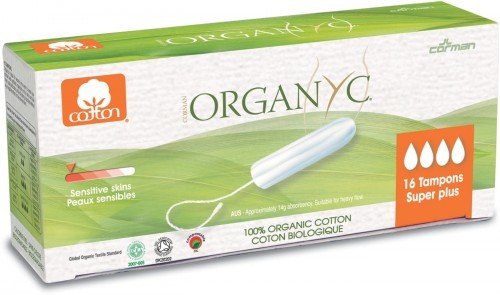Organyc Tampony higieniczne z bio-bawełny Super Plus () GreenLine-702-uniw
