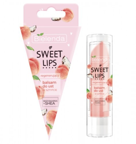 Bielenda Sweet Lips Balsam do ust w sztyfcie Brzoskwinia & Shea