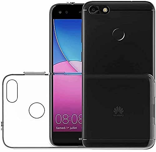 iPOMCASE Coque Protection Antichoc pour Huawei Y6 Pro 2017, przezroczysty TPU.Y6 PRO 2017