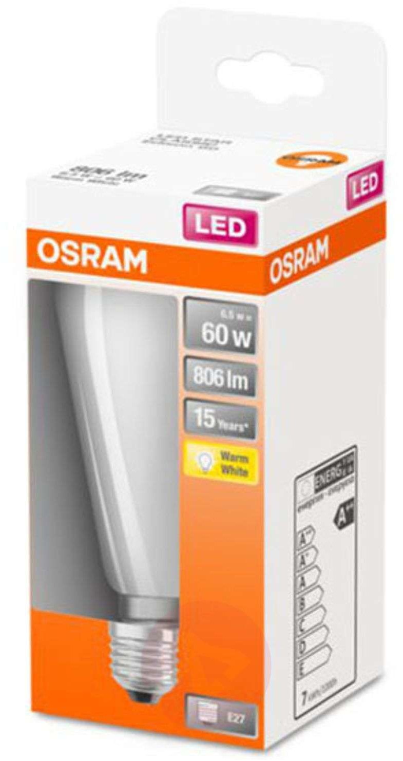 Osram Classic ST żarówka LED E27 6,5W 2 700 K opal