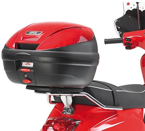Givi MS SR105 stojak na górze, Vespa LX 50 S 4T 2V 05-07 ZAPM383 4V 08-ZAPC387 ZAPC386 125 05-09 ZAPM44 lider 150 LXV 125ie 10-ZAPM681 150ie 2T Sport 12-ZAPC381 10 ZAPC389 Vie Della Moda MS SR105
