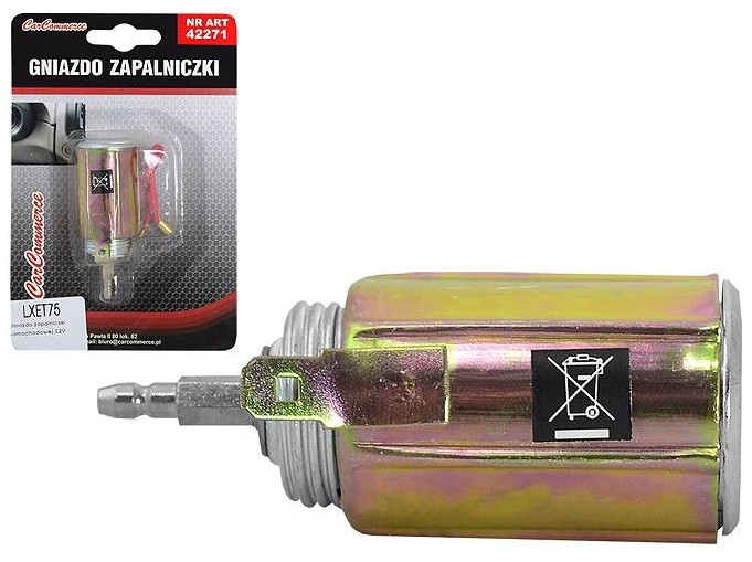 Gniazdo zapalniczki samochodowej 12V.Wysoka jakość