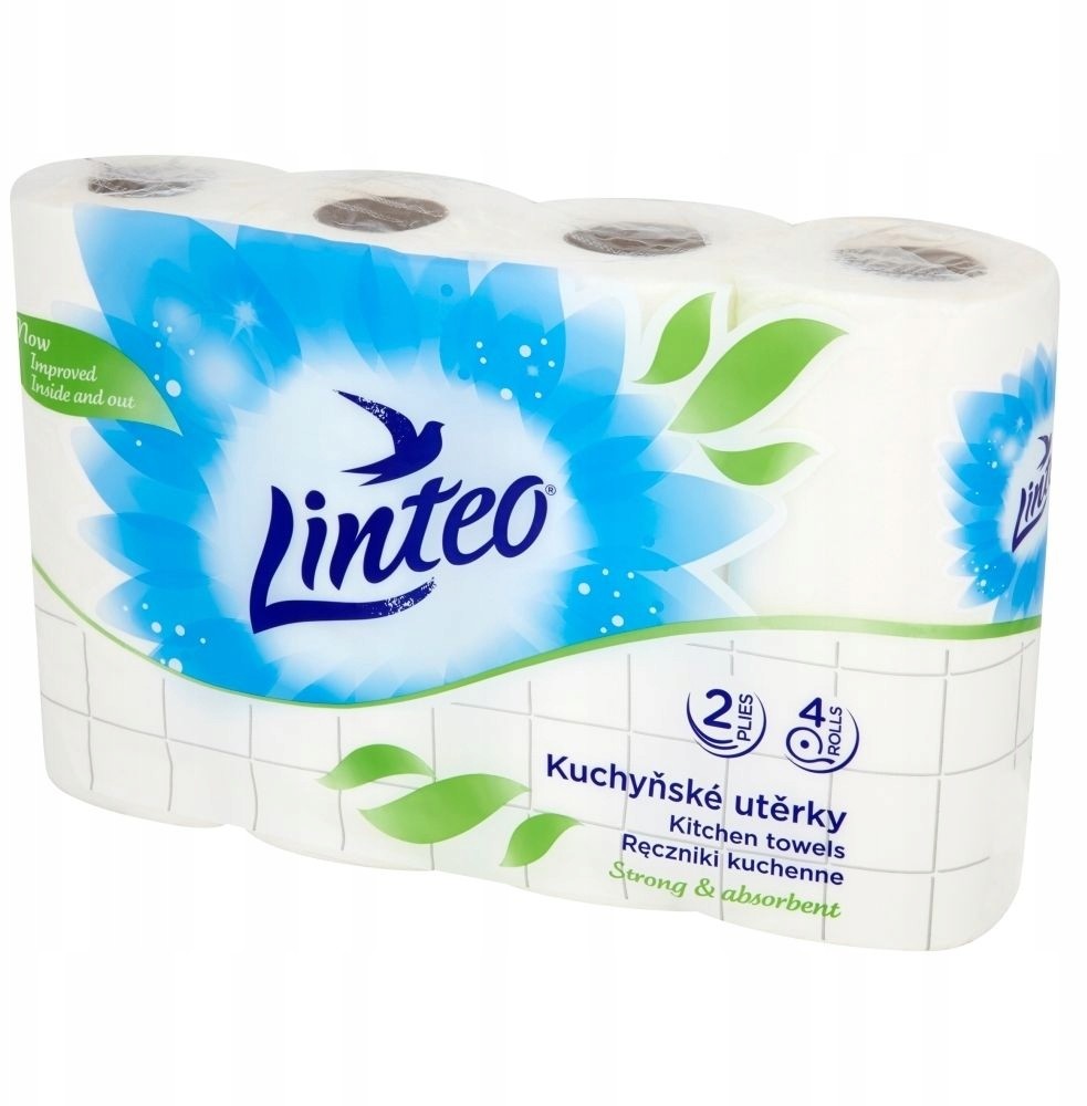 Linteo Ręczniki kuchenne 4 rolki