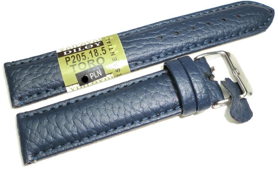 Diloy Skórzany pasek do zegarka 18 mm P205.18.5 P205.18.5