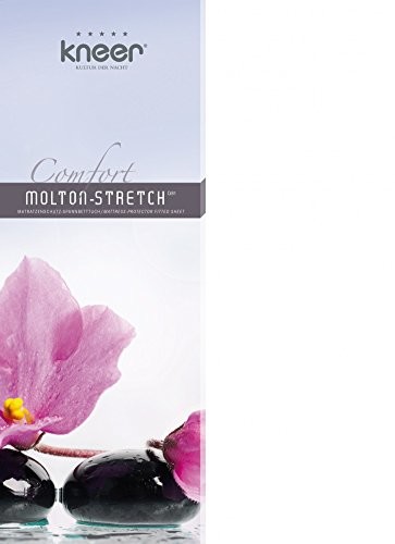 Kneer Comfort Molton Stretch materac prześcieradło z gumką  kolor biały, Sonstige, 180x200-200x220 cm 81-18-22