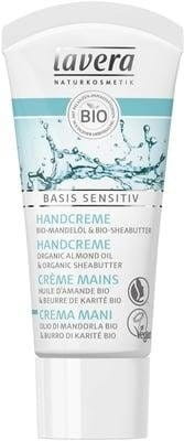 Lavera Naturkosmetik, krem do rąk z bio-migdałami i masłem shea, 20 ml