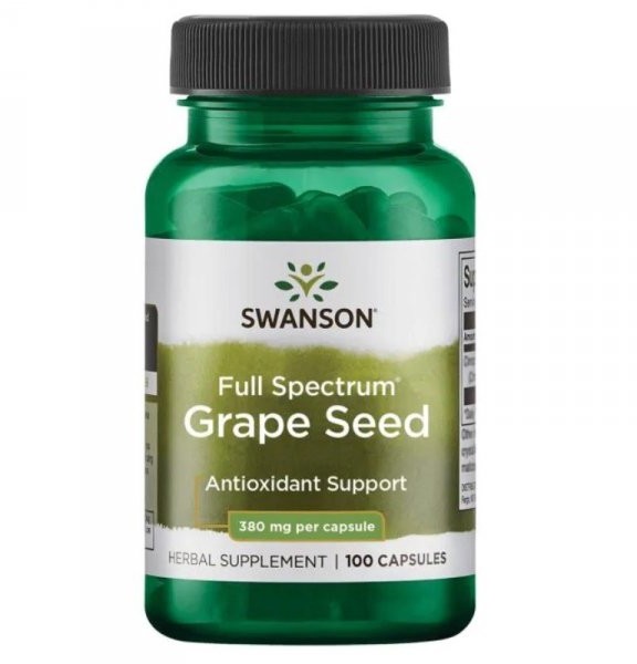 SWANSON Grape Seed 380mg 100 kaps. SW554