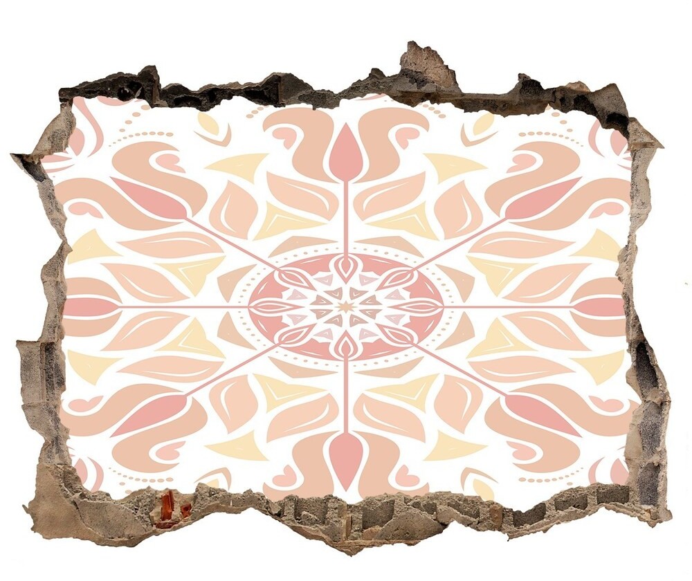 Wallmuralia.pl Dziura 3d fototapeta na ścianę Ornamenty