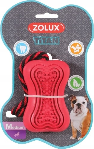 Zolux Zabawka kauczukowa ze sznurem Titan M Twarda