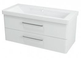 Sapho THEIA szafka umywalkowa 101,4x43,2x44,2cm, 2 szuflady, biała TH105