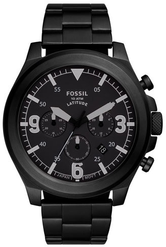 Fossil Zegarek Latitude FS5754 Black