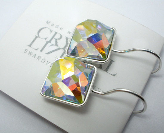 Swarovski PROMOCJA KOLCZYKI CERTYFIKAT AURORA