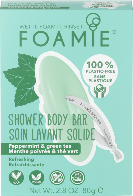 Fresh FOAMIE FOAMIE Mydła do ciała 2 w 1 Body Bar Mint to Be