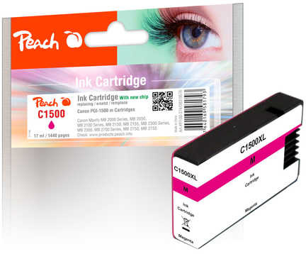 Peach Tusz zamiennik Peach magenta kompatybilny z PGI-1500 PGI-1500M XL PI100-274