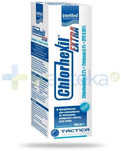 Tactica Pharmaceuticals Chlorhexil Extra specjalistyczny płyn do płukania jamy ustnej 250 ml 7047655