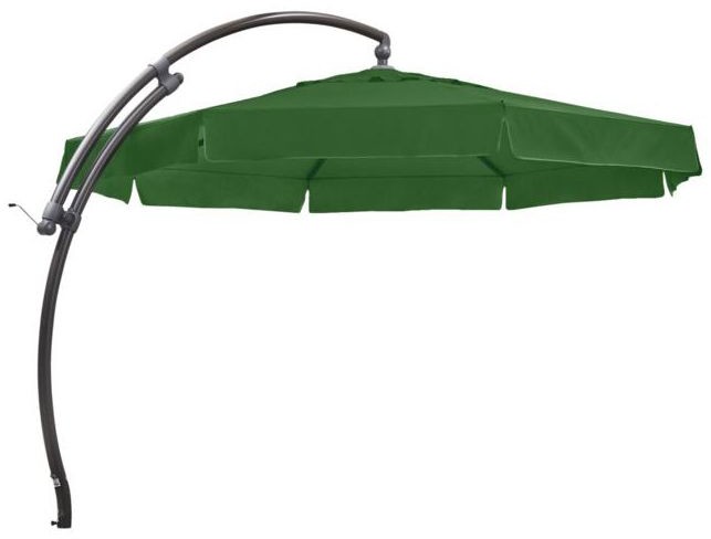 SUN GARDEN Parasol ogrodowy 350 cm EASY SUN zielony okrągły SUN GARDEN