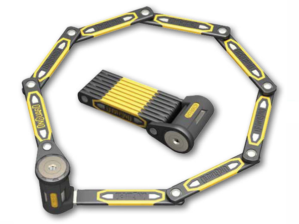 Onguard Zapięcie rowerowe Heavy Duty Link Plate Lock K9 SKŁADANE 8114 100 cm 5 x Klucze z kodem ONG-8114 ONG-8114