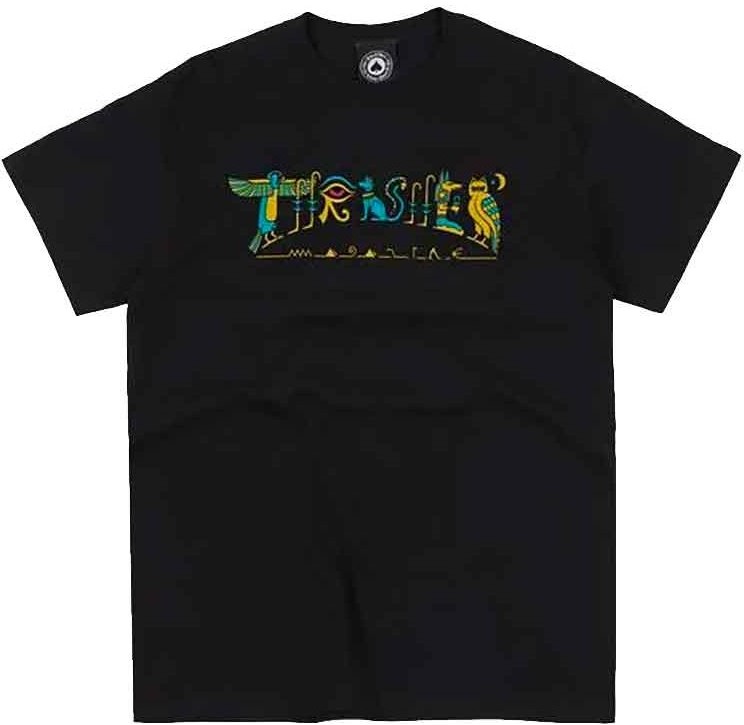 Thrasher t-shirt HIEROGLYPHICS Black
