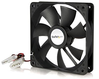 STARTECH.COM StarTech. com wentylator 120 MM wentylator do obudowy  12 cm do obudowy PC z wtyczką LP4 Molex (120mmx120mmx25 mm) FANBOX12