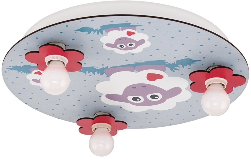 Eglo 97705 - Plafon dziecięcy LALELU 3xE14/40W/230V