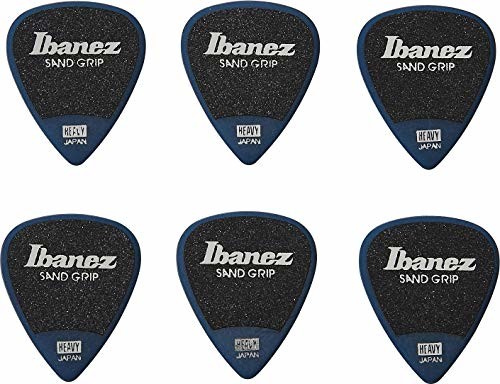 Ibanez Flat Pick Sand Grip - niebieski 6 sztuk (PPA14HSG-DB) PPA14HSG-DB