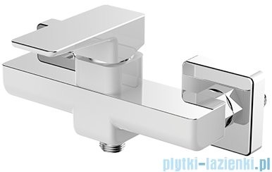 Omnires Parma bateria prysznicowa chrom-biały PM7440CRB