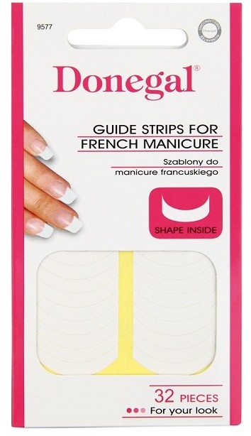 Donegal Szablony Do Manicure Francuskiego 32szt