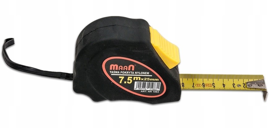 Miara Zwijana Miarka Z Nylonem Blokada Stalowa 3M