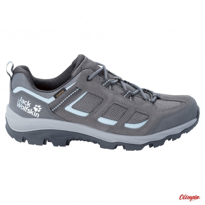 Jack Wolfskin Buty trekkingowe damskie VOJO 3 TEXAPORE LOW W tarmac grey light blue