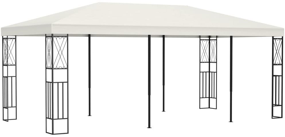 vidaXL Altana, 3 x 6 m, kremowa, tkanina