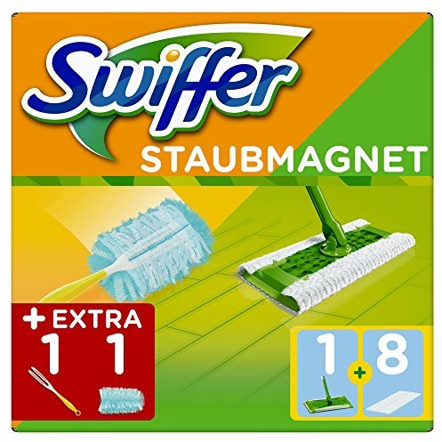 Swiffer Limited Edition zestaw 1 worków do odkurzacza dno Dno wycieraczek Plus 8 ręcznik do rąk i 1 za pomocą uchwytu SDS Plus 1 worków na magnes, 1er Pack (1 X 1 sztuki) 4084500980112