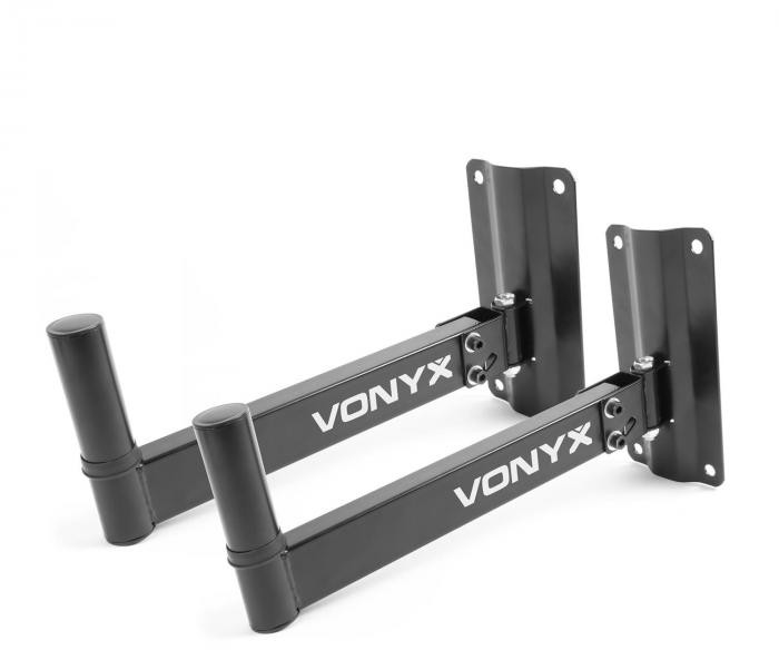 Vonyx Vonyx WMS-02 Wspornik ścienny | 2 sztuki | kołnierz statywowy 35 mm | obciążalność 25 kg Sky-180.184