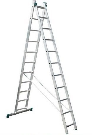 ALOSS Drabina 2x9 stopni, 4,28 m